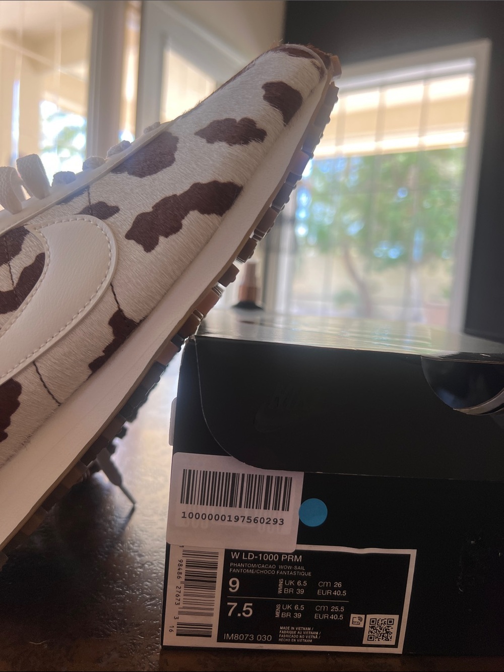 Nike pony hair cow ๐ print sneakers 9 - Picture 9 of 9